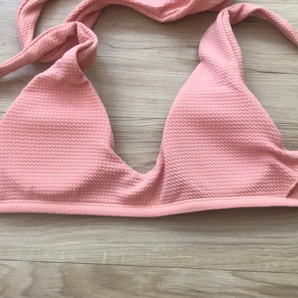 Blush pink textured bikini set - Picture 4 of 8